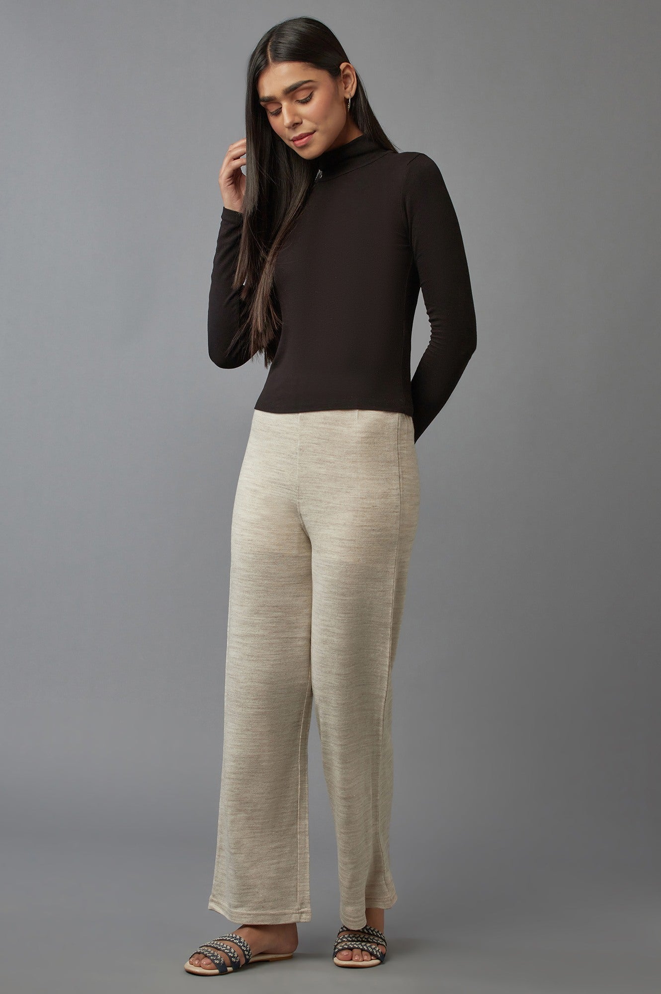 Beige Winter Tights