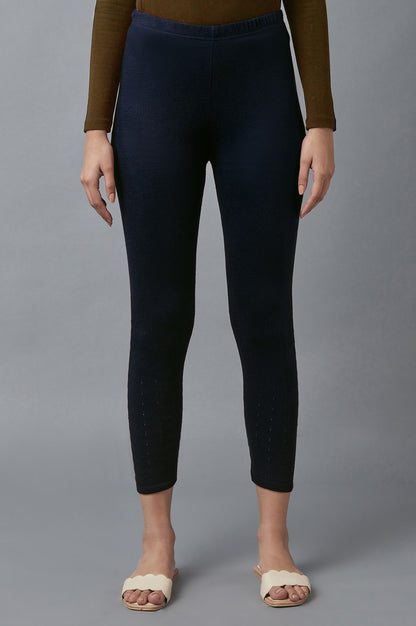 Navy Winter Tights