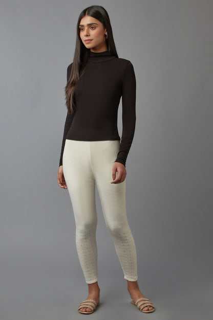 White Winter Tights