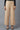 Rose Gold Solid Straight Fit Cotton Palazzo With Side Pockets