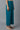 Teal Cotton Lycra Straight Palazzo