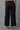 Navy Cotton Lycra Straight Palazzo