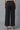Black Cotton Lycra Straight Palazzo