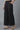 Black Cotton Lycra Straight Palazzo