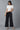Black Cotton Lycra Straight Palazzo