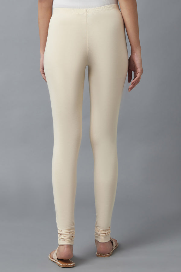 Beige Skin Fit Churidar