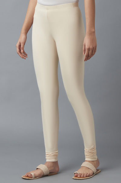 Beige Skin Fit Churidar