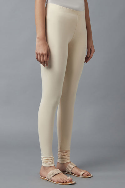 Beige Skin Fit Churidar