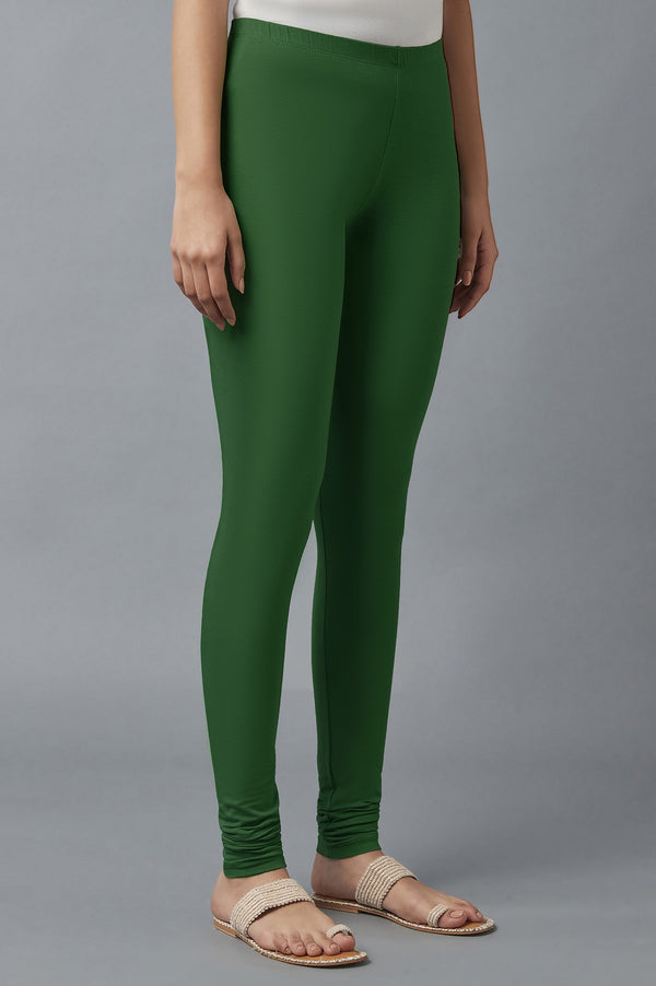 Green Skin Fit Churidar