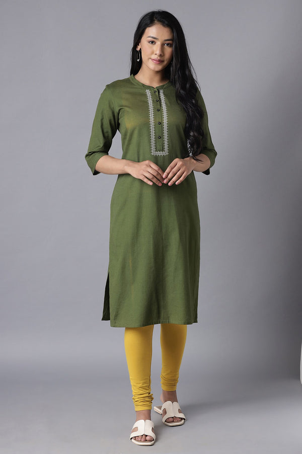 Elleven Women's Yellow Skin Fit Churidar