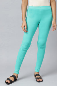 Light Blue Skin Fit Churidar