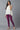 Purple Cotton Lycra Tights