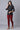 Maroon Cotton Lycra Tights