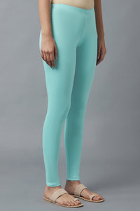 Light Blue Cotton Lycra Tights