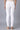 White Cotton Lycra Cropped Tights