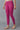 Pink Peacock Cotton Lycra Cropped Tights