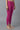 Pink Peacock Cotton Lycra Cropped Tights