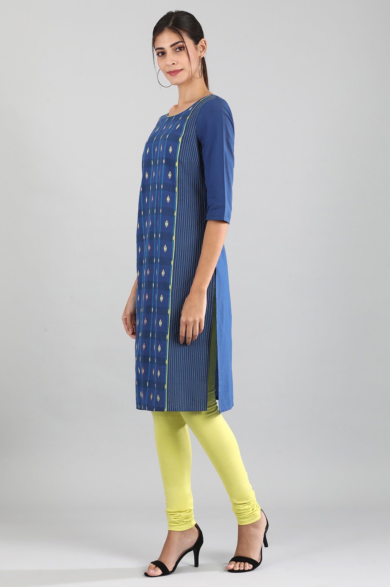 Imperial Blue Straight kurta