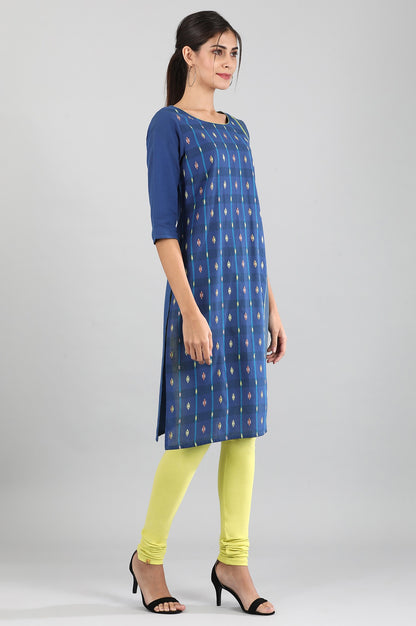 Imperial Blue Straight kurta