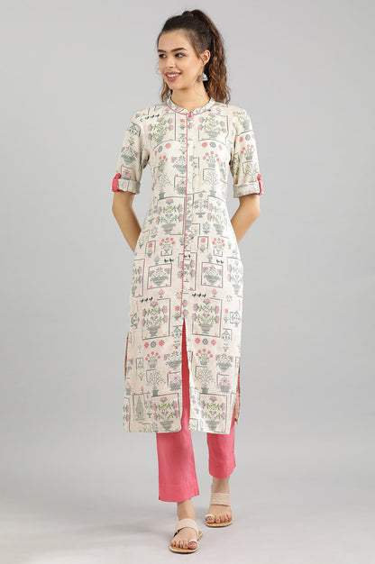 Natural Straight kurta