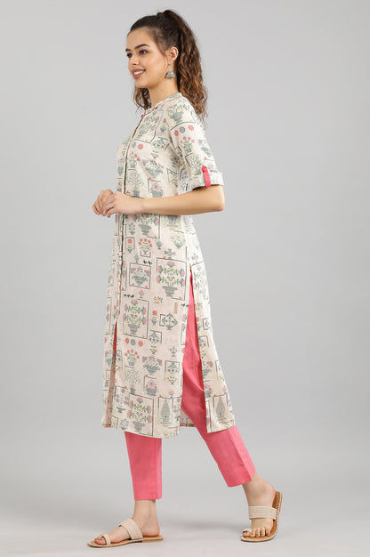 Natural Straight kurta