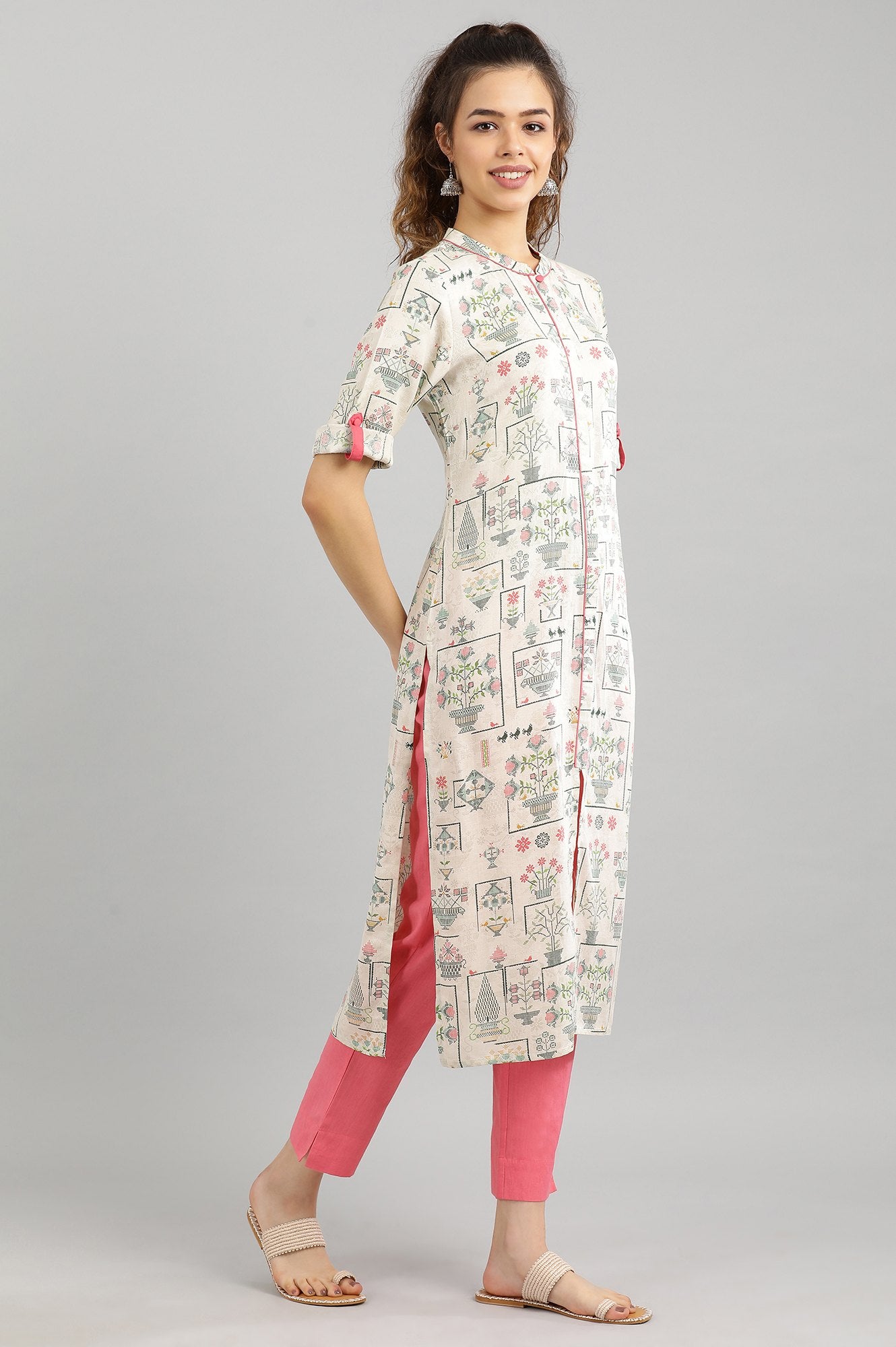 Natural Straight kurta