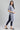 Blue Mandarin Neck Yarn-Dyed kurta