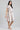 Peach Collar Neck Yarn-Dyed Dress