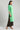Green Mandarin Neck Printed kurta