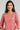 Pink Round Neck Yarn-Dyed kurta