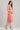 Peach Collar Neck Yarn-Dyed kurta