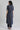 Navy Collar Neck yarn-Dyed Dress