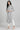 Navy Collar Neck yarn-Dyed Dress