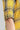 Yellow Collar Neck Yarn-Dyed kurta