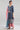 Blue Cotton Printed kurta