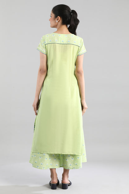 Green Straight kurta