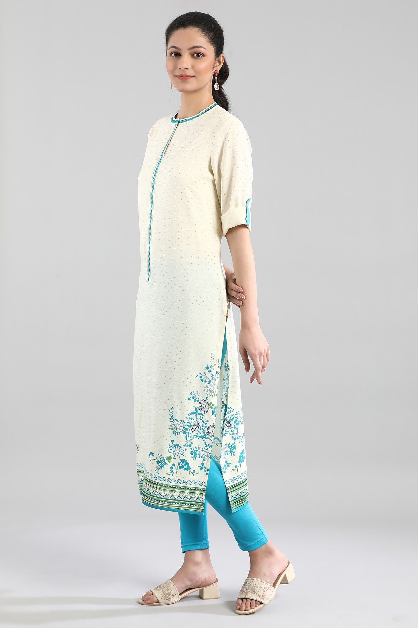 Natural Printed kurta