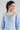 Blue Printed Round Neck kurta