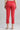 Red Solid Trousers
