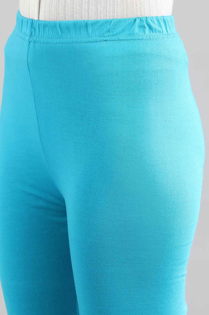 Blue Slim Fit Tights