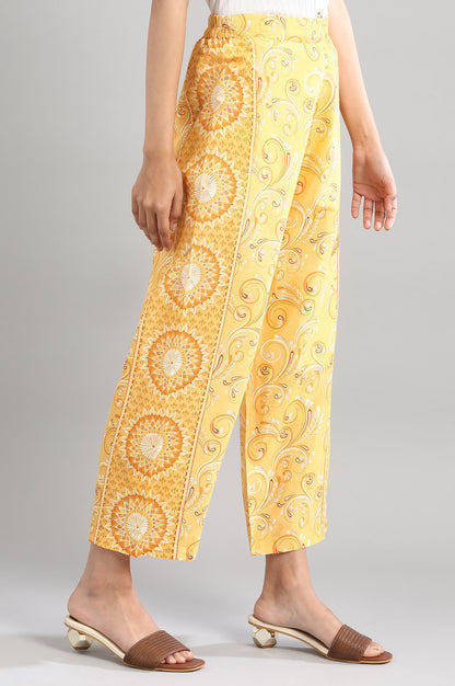 Yellow Printed Palazzo