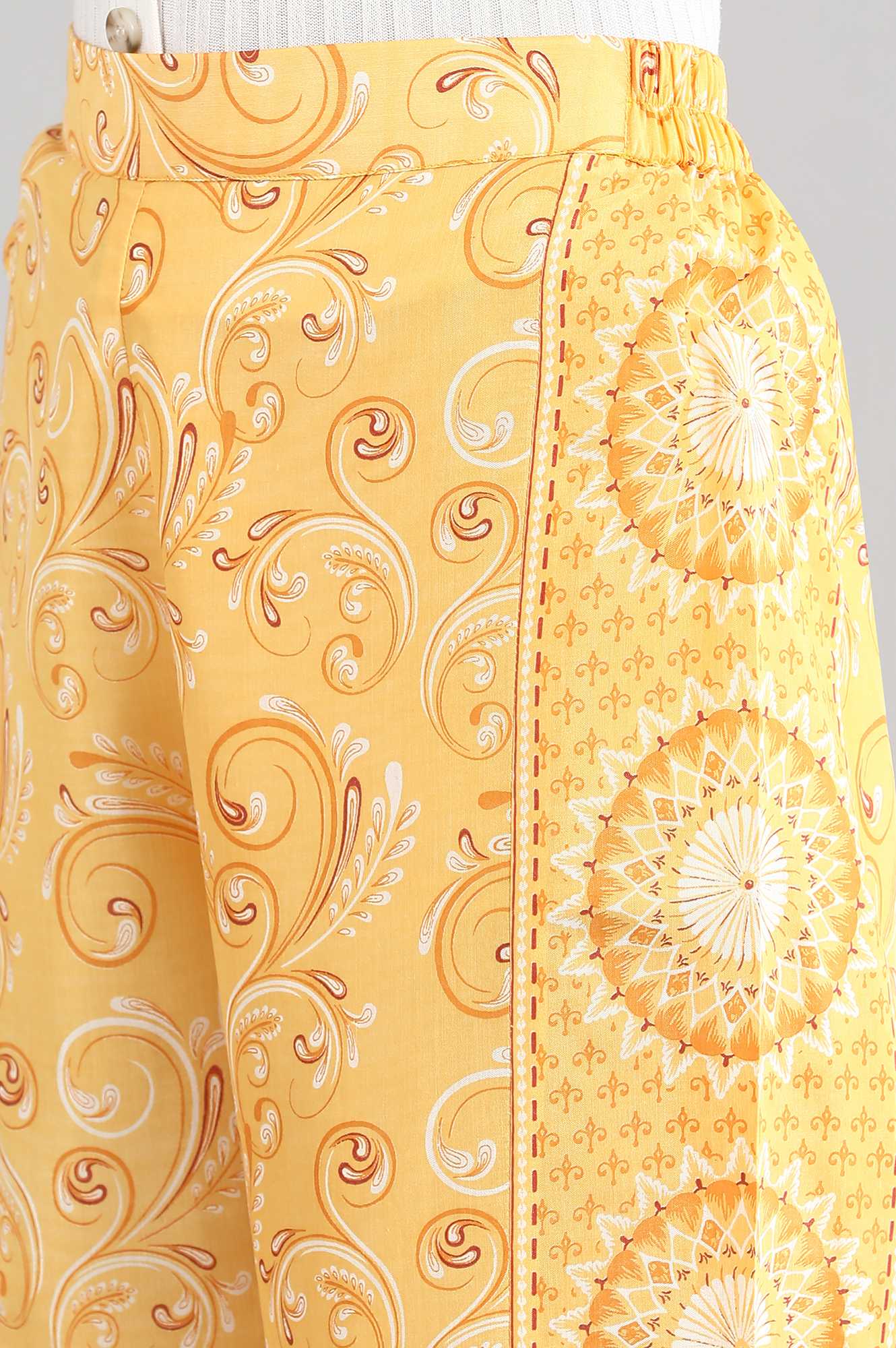 Yellow Printed Palazzo