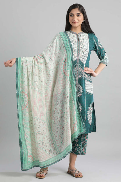 Green Ethnic Printed kurta