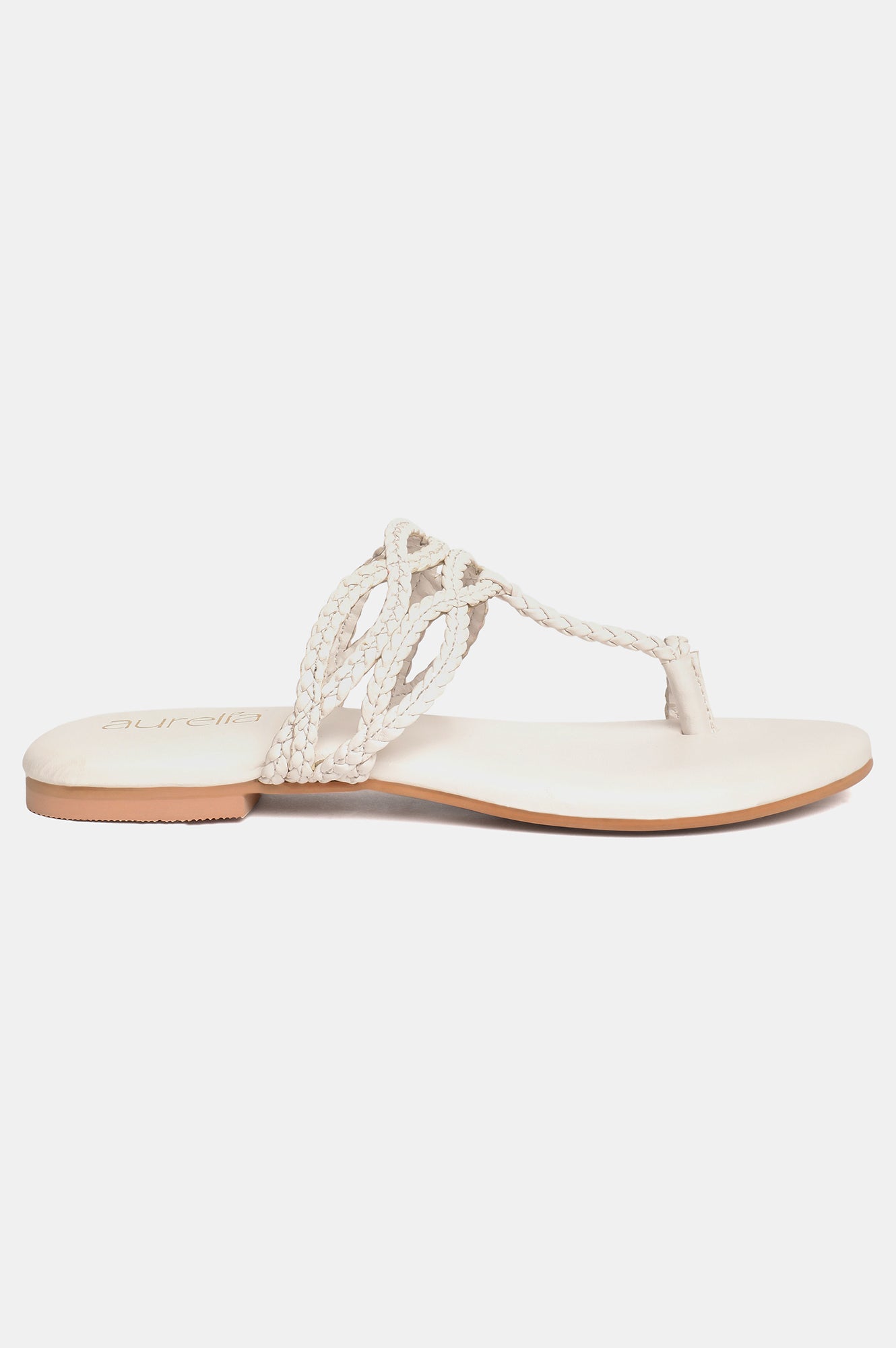 Aurelia Woven Design Open Flat-Zdorothy