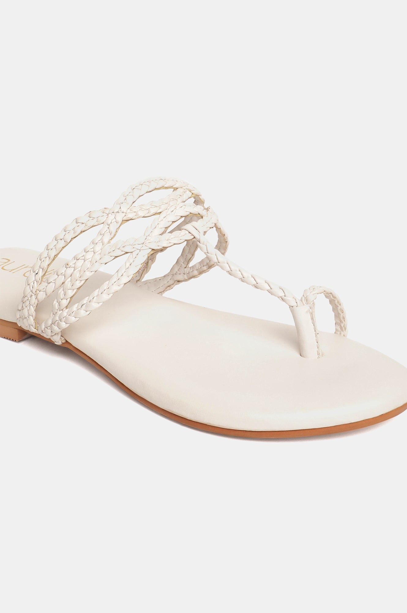 Aurelia Woven Design Open Flat-Zdorothy