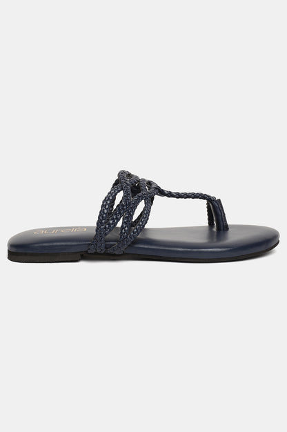 Aurelia Woven Design Open Flat-Zdorothy