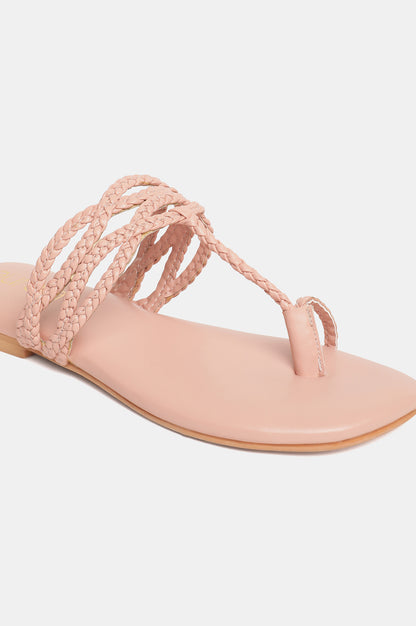 Aurelia Woven Design Open Flat-Zdorothy