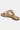 Aurelia Woven Design Antique Gold Round Toe Flat