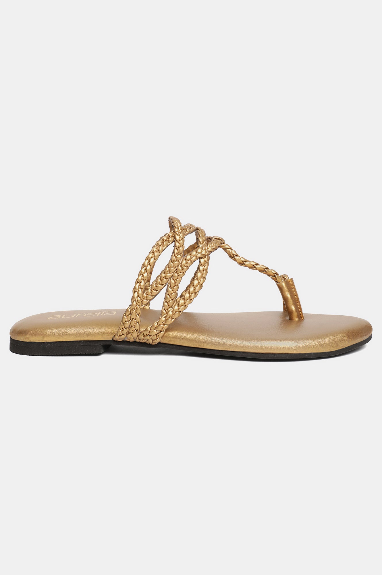 Aurelia Woven Design Open Flat-Zdorothy