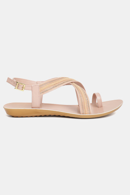 Aurelia Blush Embroidered Almond Toe Flat-Zlaurel